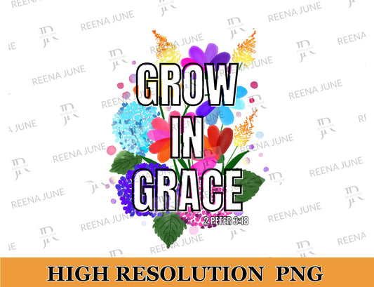 Grow in grace PNG
