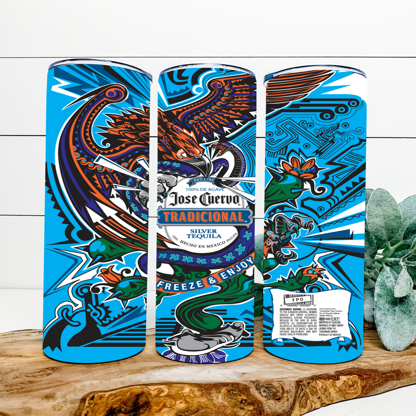 Alcohol Skinny Tumbler Wrap PNG Bundle