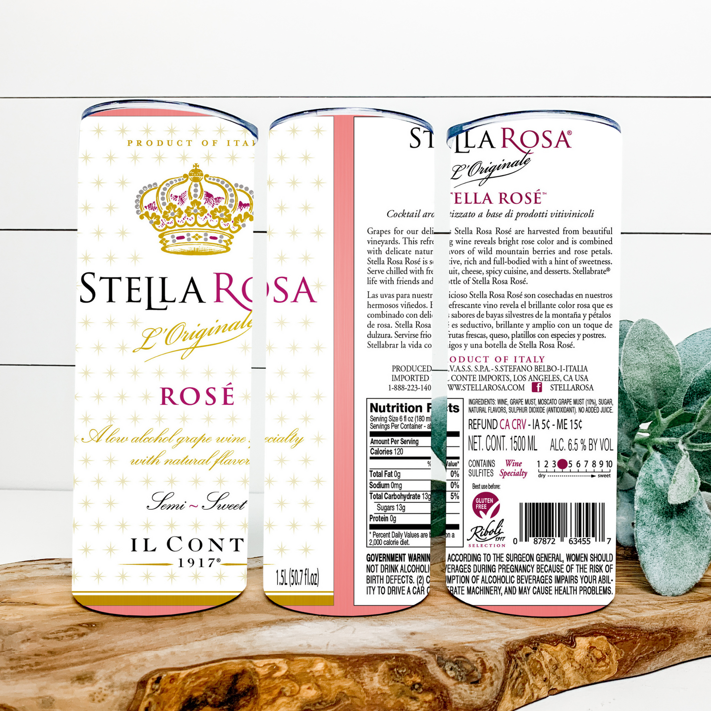 Alcohol Skinny Tumbler Wrap PNG Bundle