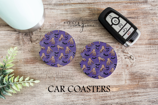 THING - Wednesday Addams Car Coasters