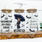 Wednesday Addams 16oz Libby Glass Wrap PNG