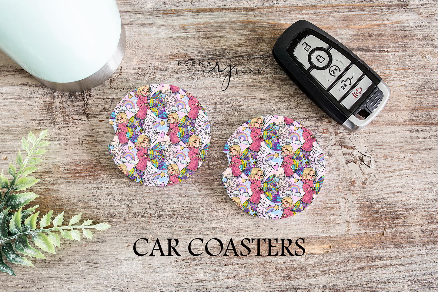 Enid Sinclair - Wednesday Addams Car Coasters