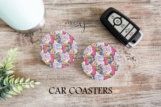 Enid Sinclair - Wednesday Addams Car Coasters