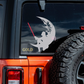 Darth Vader Moon  StarWars Vinyl Sticker, Car Decal, Star wars Sticker