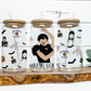 Wednesday Addams PNG Bundle - 16oz Libby Glass Wrap