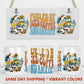 Fuled by Anxiety and Coffee Sublimation Mug Wrap