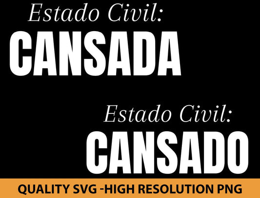 Estado Civil Cansada Svg