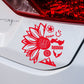 Sunflower Jeep Car Decal