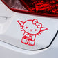 Hello Kitty  StarWars Vinyl Sticker, Car Decal, Star wars Sticker