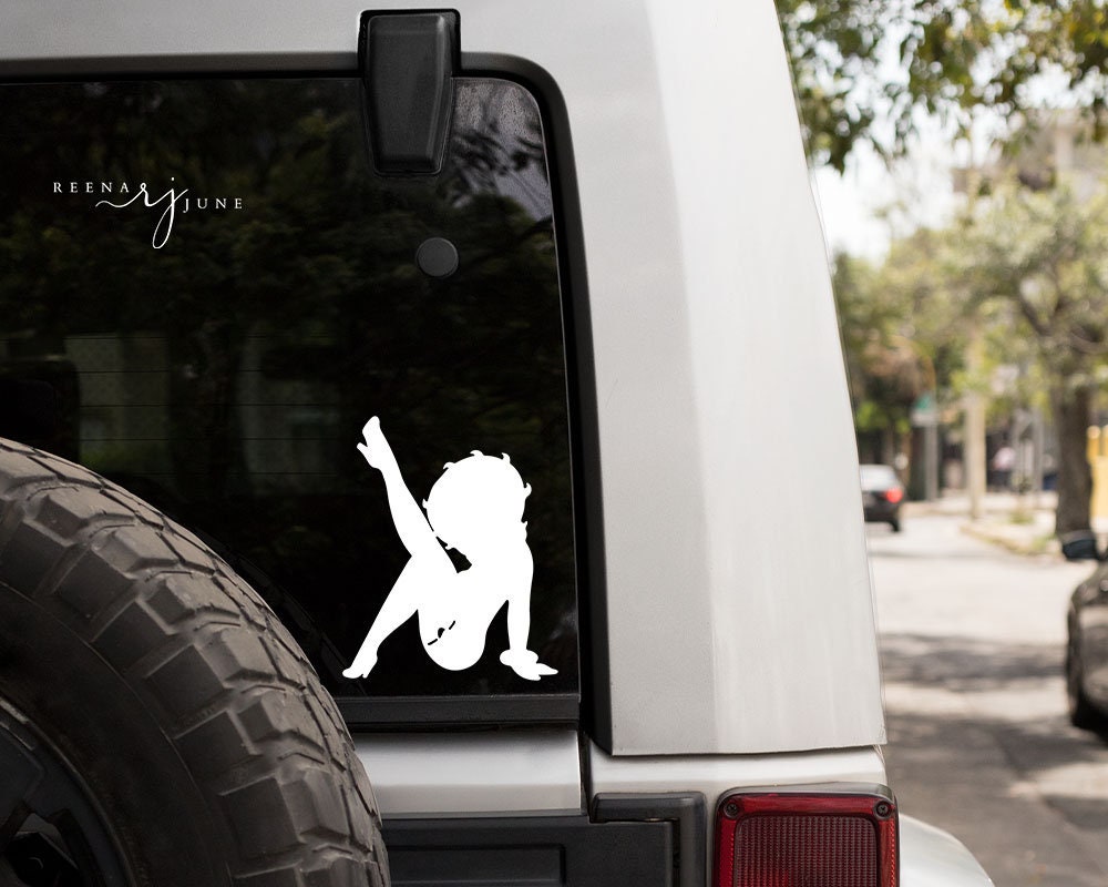 Betty Boop Car Decal