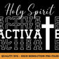 Holy Spirit Activate Svg
