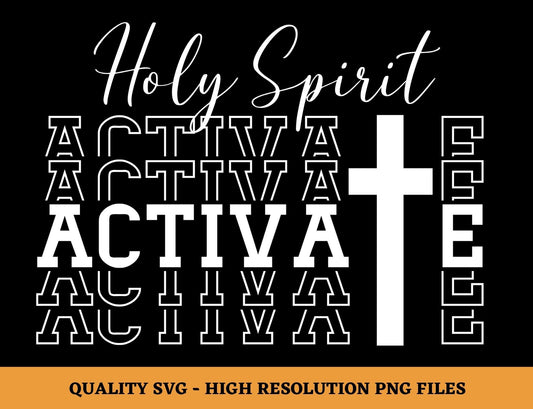 Holy Spirit Activate Svg