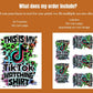This is my Tik Tok watching shirt Sublimation Heat Transfer