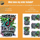 Peace Love Tik Tok Sublimation Heat Transfer