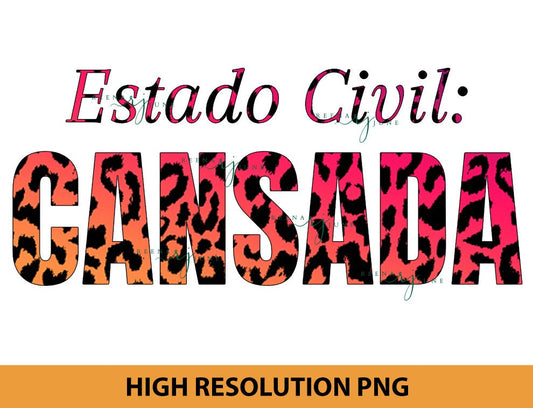 Estado Civil Cansada Spanish PNG