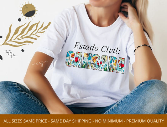 Estado Civil Cansada Sublimation Heat Transfer