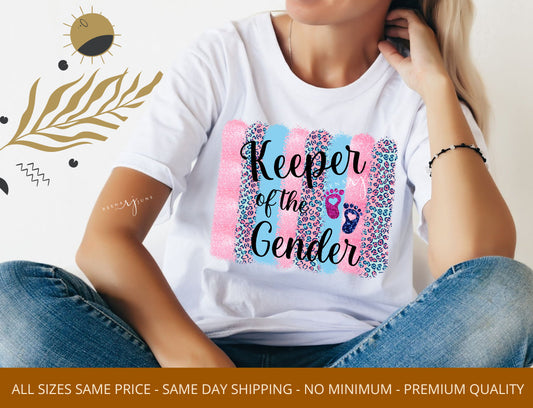 Keeper of the Gender Ready to Press Heat Transfer
