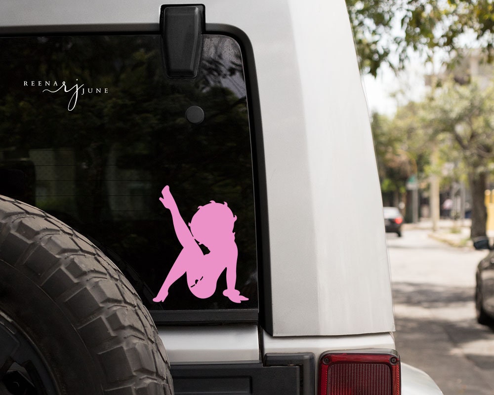Betty Boop Car Decal
