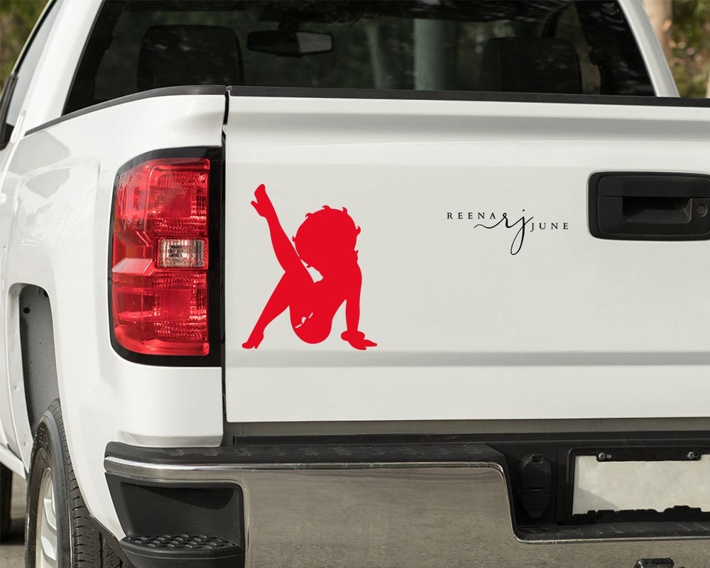 Betty Boop Car Decal