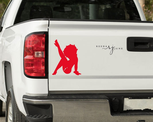 Betty Boop Car Decal