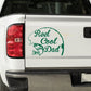 Reel Cool Dad Car Decal