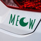 Meow Moon Car Decal