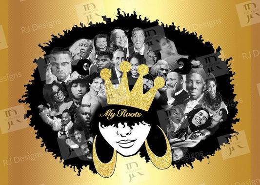 My Roots are Afro PNG Bundle
