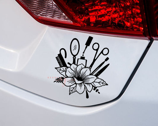 Nail tech Car Decal