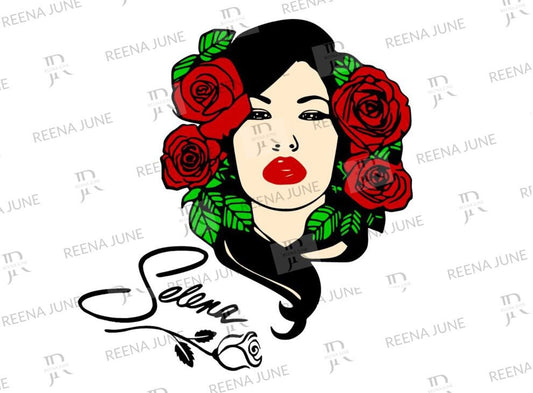 Selena quintanilla svg, Layered Svg