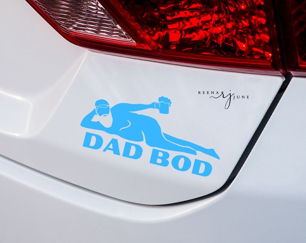 Dad Bod Car Decal