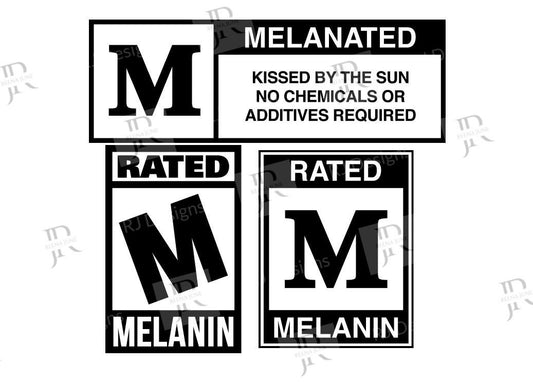 Rated M for Melanin Svg Bundle