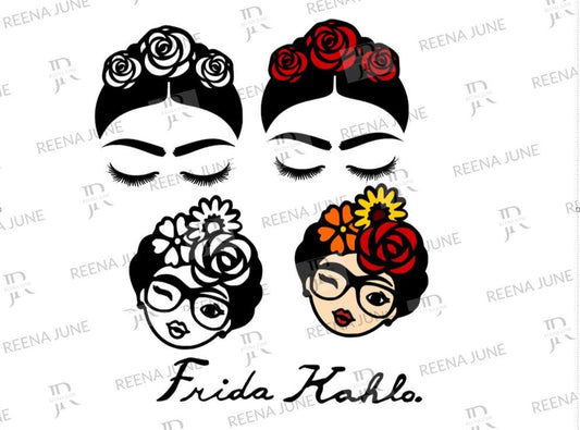 Frida Khalo Spanish Svg