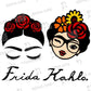 Frida Khalo Spanish Svg