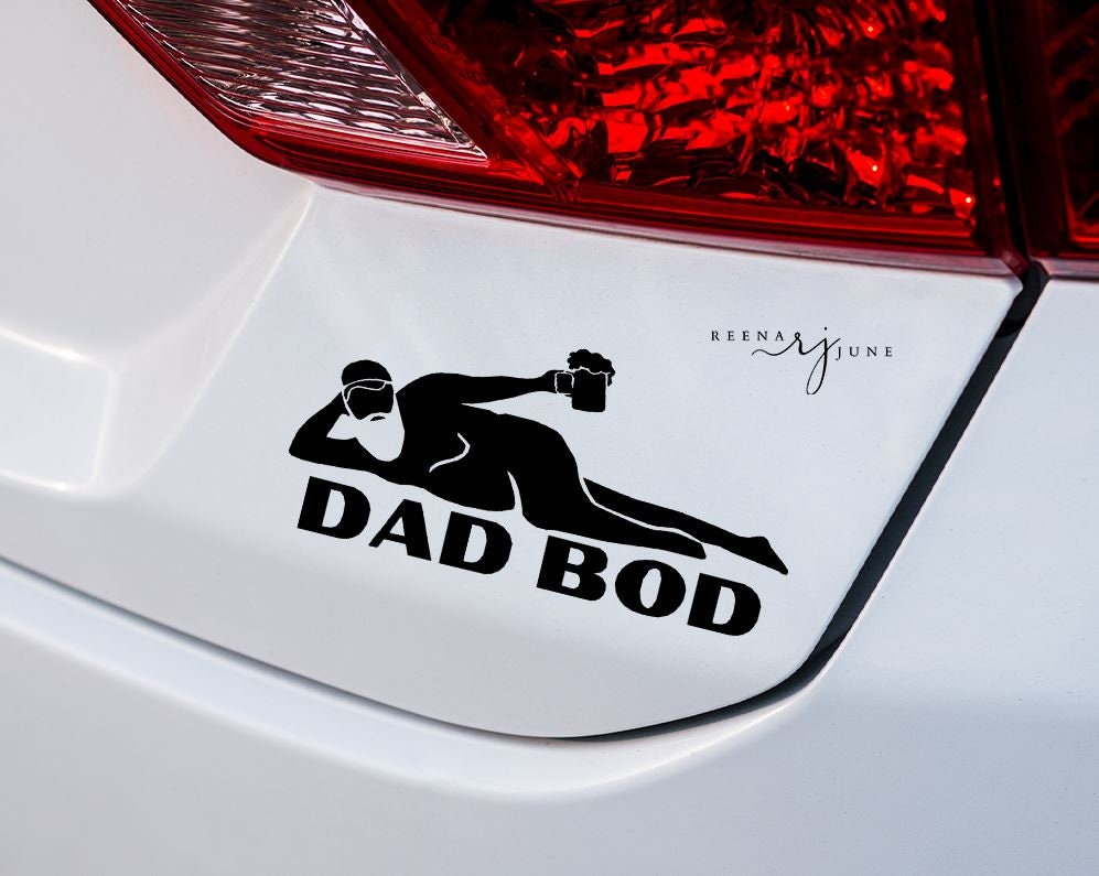 Dad Bod Car Decal