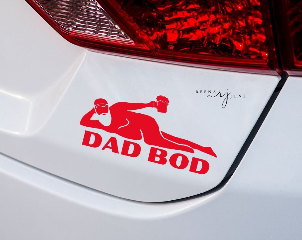 Dad Bod Car Decal
