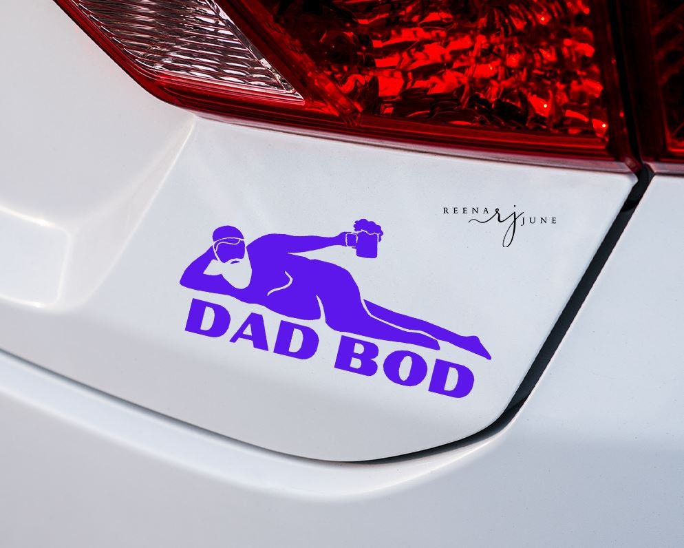 Dad Bod Car Decal