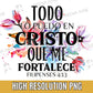 Todo lo puedo en Cristo PNG