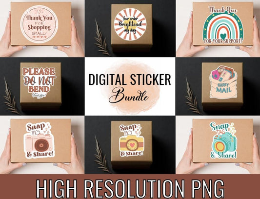 Small Business Digital Sticker Bundle