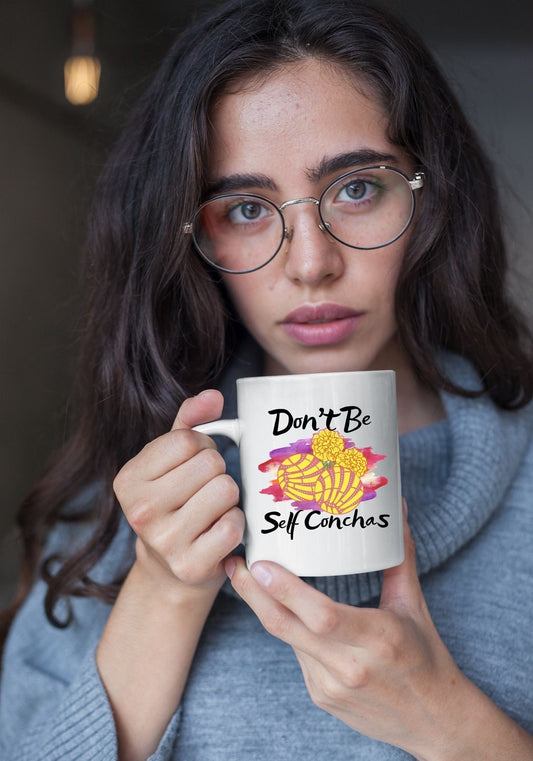 Don't Be Self Conchas Mug