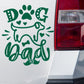 Dog Dad Car Decal