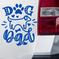 Dog Dad Car Decal