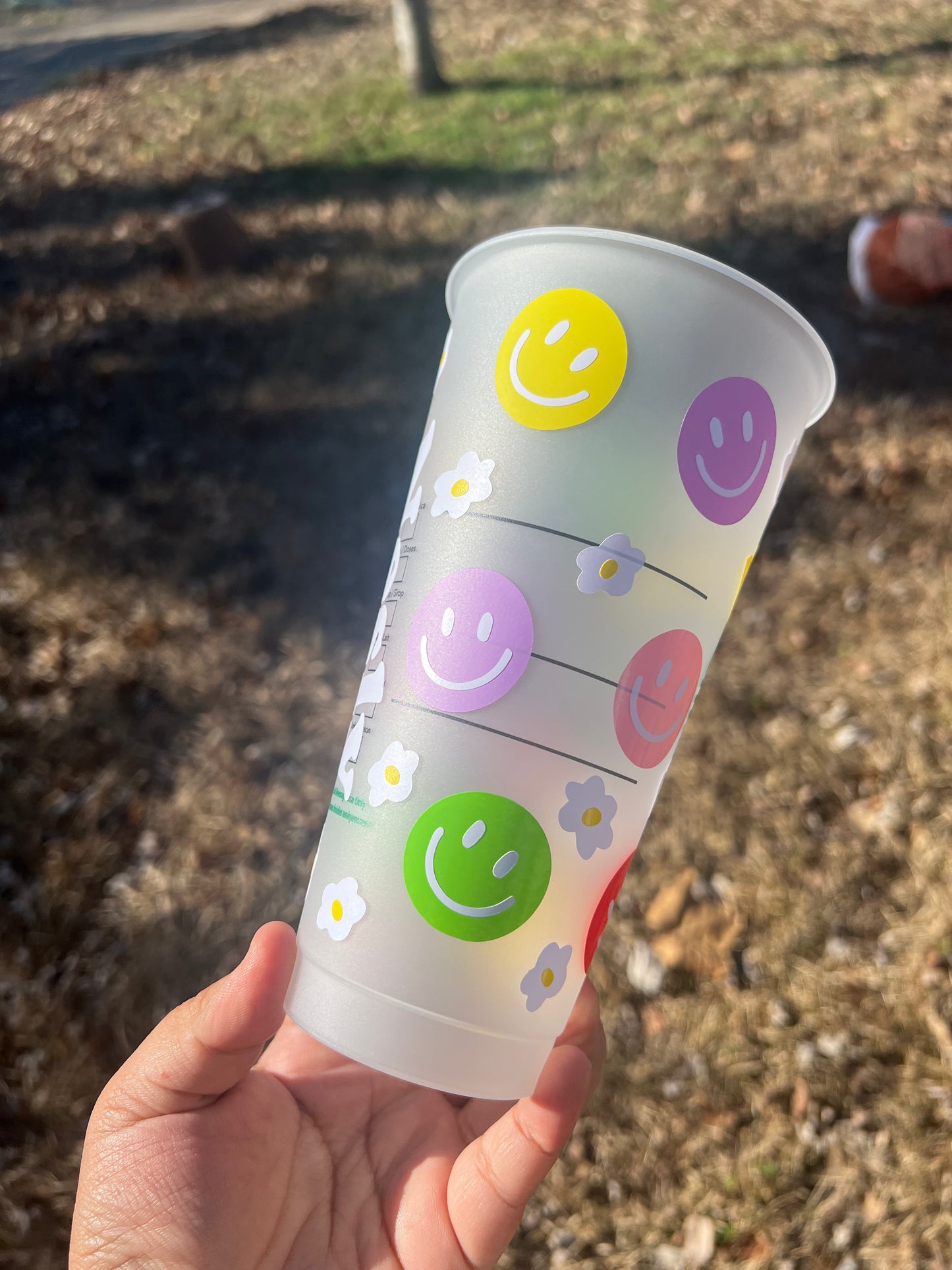 Be Happy Starbucks Cold Cup