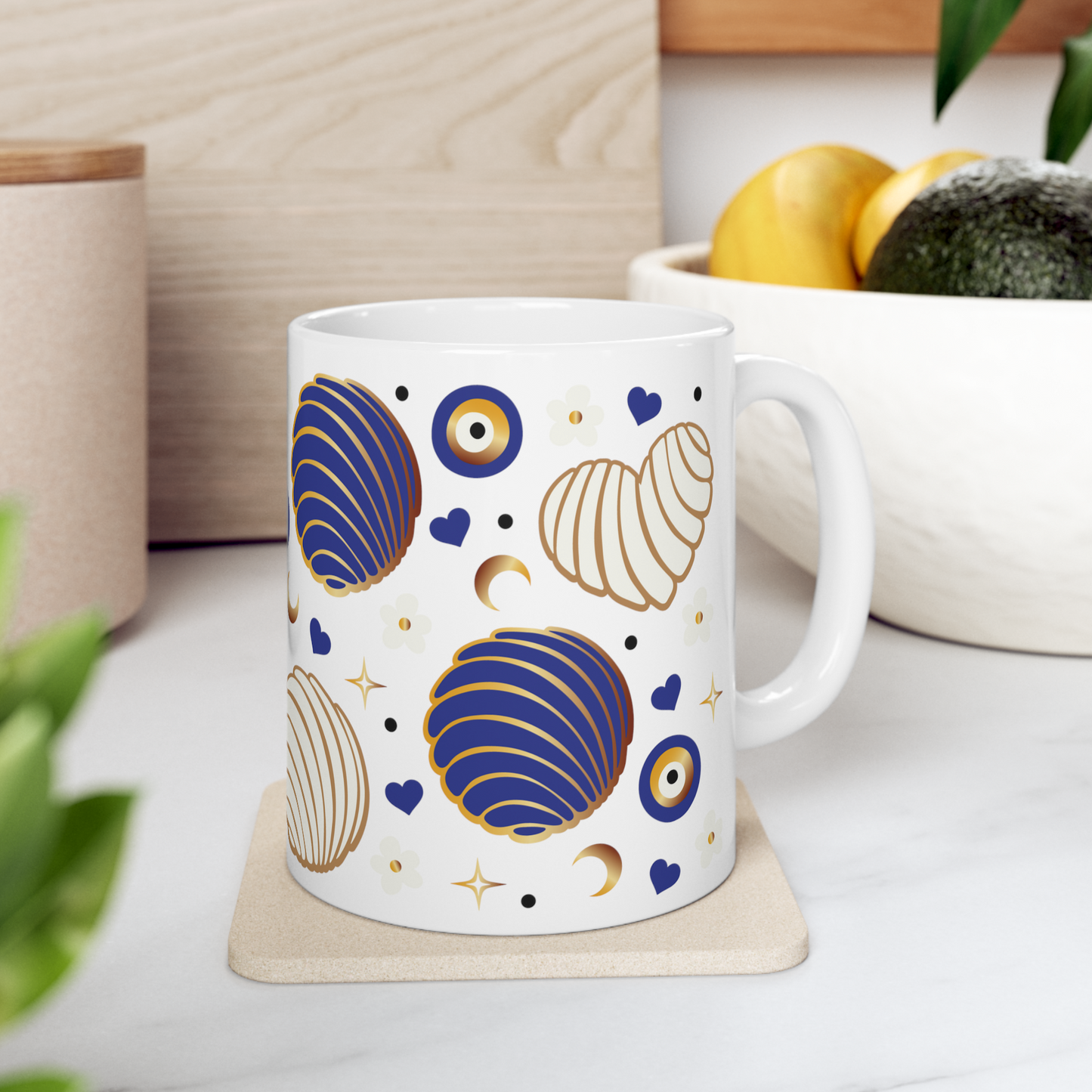 Conchas Vibes - Evil Eye Sublimation Mug Wrap