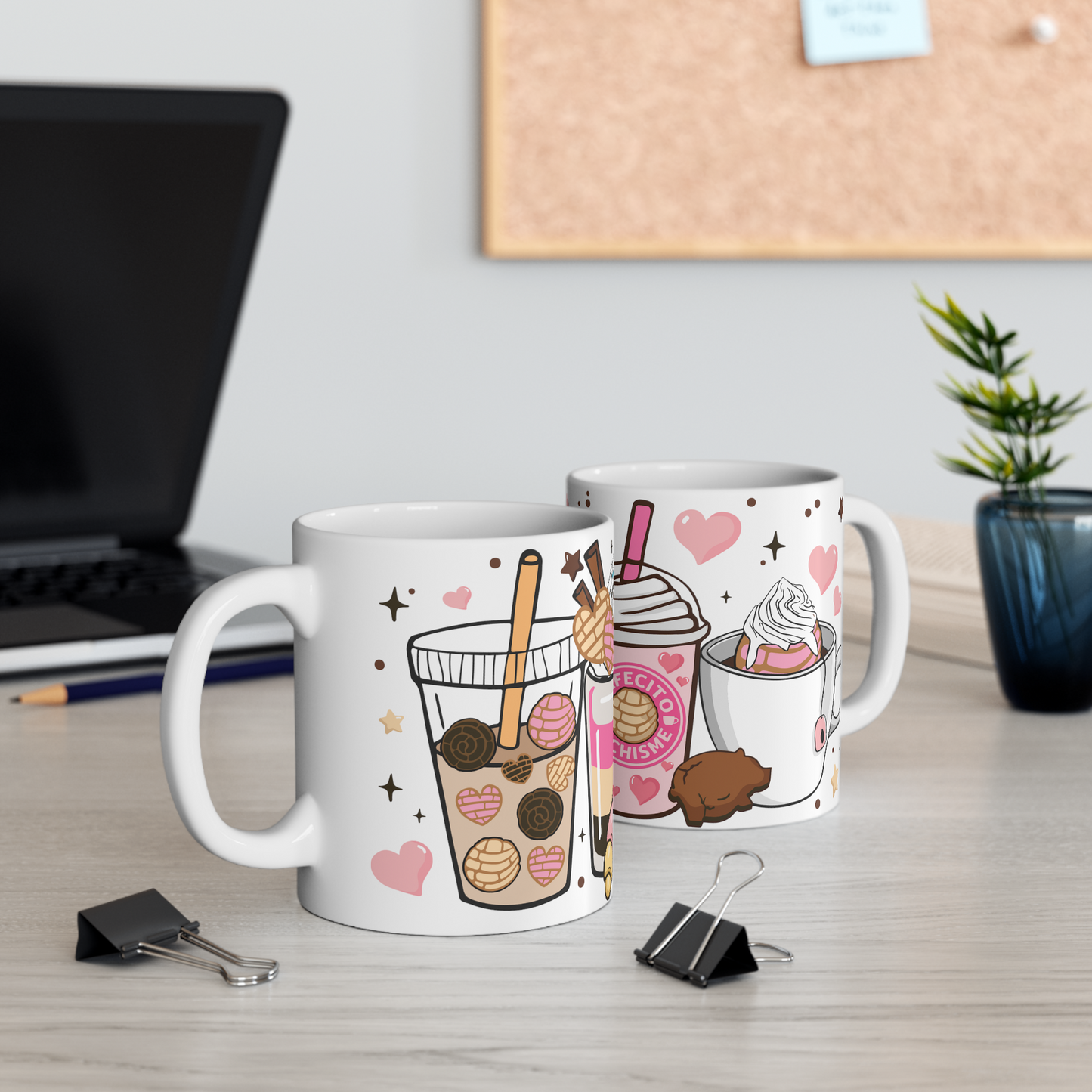 Cafecito y Pan Dulce Sublimation Mug Wrap