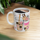 Cafecito y Pan Dulce Sublimation Mug Wrap
