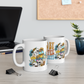 Fuled by Anxiety and Coffee Sublimation Mug Wrap